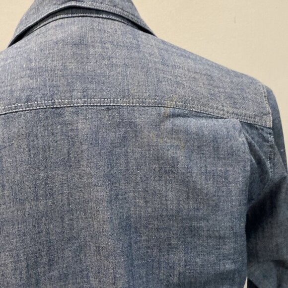 J Crew Western Denim Jean Shirt - Picture 10 of 14